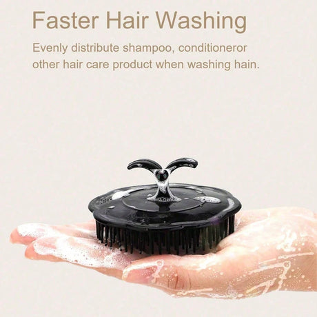 1 shampoo brush, scalp massage brush, dandruff cleaning brush