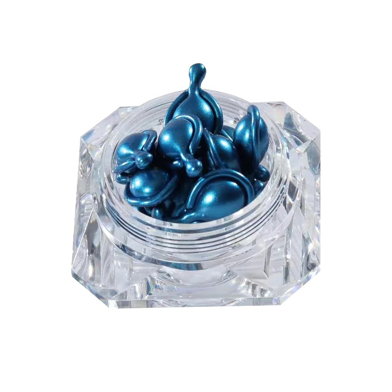 New Blue Copper Peptide Capsule Face Serum Wrinkle Remove Essence Tightens Night Moisturizing Radiant Rejuvenation Skin Care