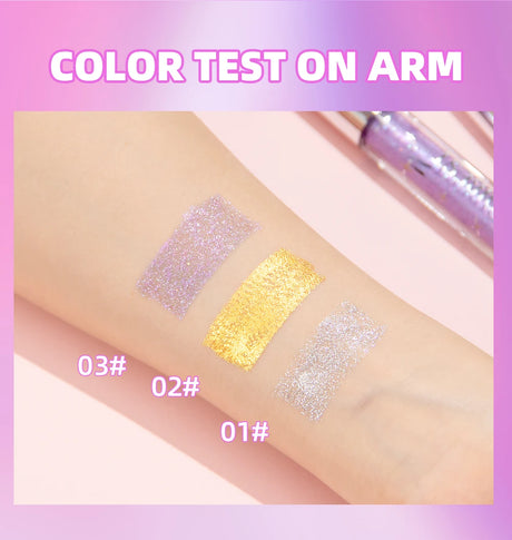 Diamond Glitter Mascara Fast Dry Eyelashes Curling Extension Makeup Waterproof Long-lasting Lengthens Eye Lash Black 4D Mascara