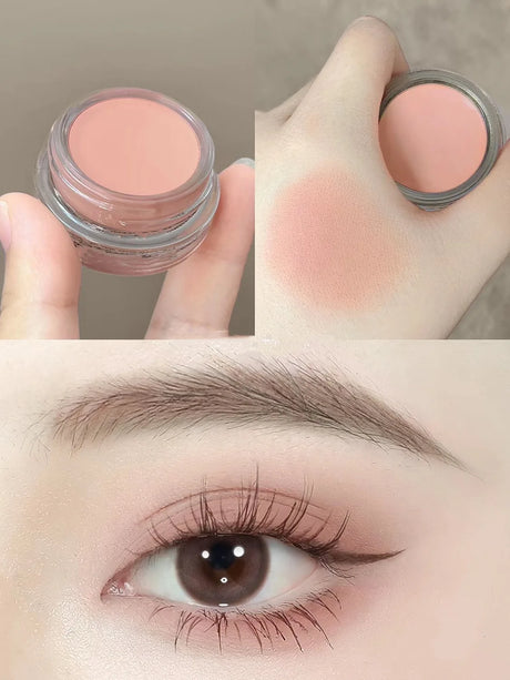 Matte Purple Peach Pink Eyeshadow Cream Blush Face Contour Waterproof Lasting Concealer Nude Brown Eyeshadow Primer Base Makeup