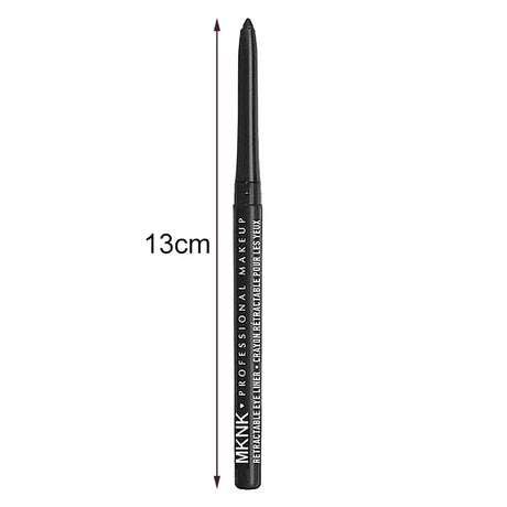 1Pc Waterproof Black Eyeliner Pencils Smudge-Proof Long-Lasting Eye Makeup Perfect For Fashion Look