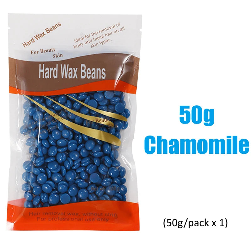 50g Brazilian Hard Waxing Wax Beans Fast Waxing Machine Hot Film Painless For Body Hairs Removal Beans Unisex Hair Removal