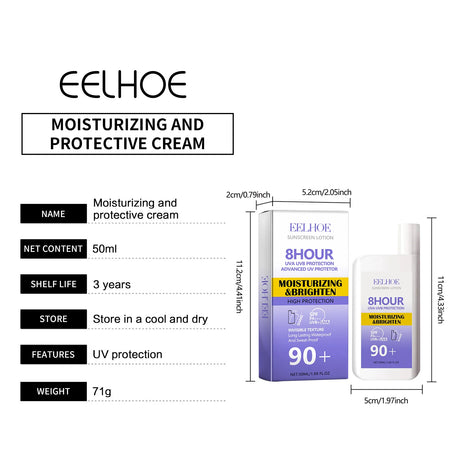 UV Protection Cream Anti Oxidant Sun Block W-Hitening Face Skin Moisturizing Care Shrink Pores Waterproof Anti-Sweat Sun Cream