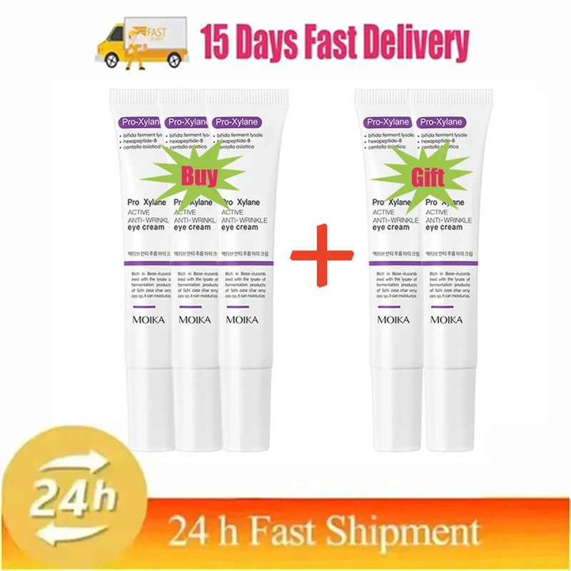 Instant Eye Bag Removal Cream Collagen Anti-Wrinkle Fade Fine Lines Firming Skin Anti Dark Circle Puffiness Brighten Eye Care