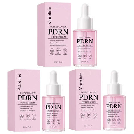 Collagen PDRN Peptide Serum For Barrier Repair Hydrating Revitalizing Anti Aging Formula Brightening Face Glow Treatment Essence