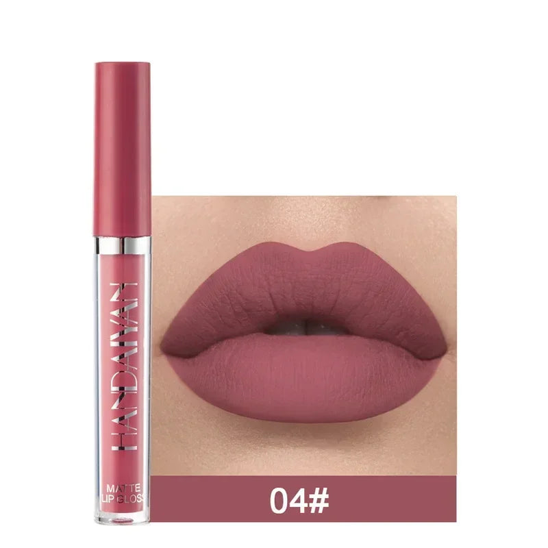 HANDAIYAN 1/6 PCS Lipstick Set Make-up for Women Non Stick Cup Waterproof Long Lasting Cosmetics Korean Makeup Matte Lipstick
