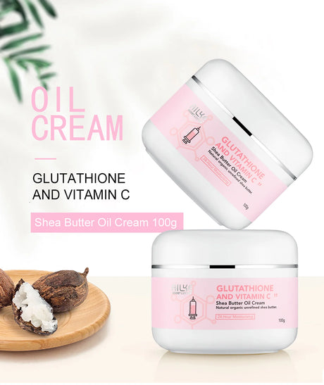 AILKE Glutathione & Vitamin C Kit, With Whitening Lotion, Moisturizing Cream, Lightening Soap, Spa Oil, Glowing Body Cream