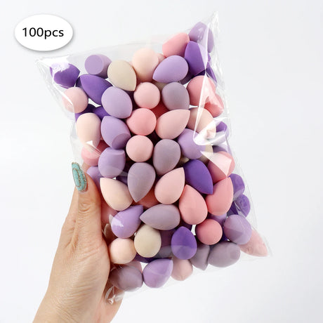 10/20/30/50/100Pcs Mini Makeup Sponge, Expands When Exposed to Water, Suitable for All Skin Types