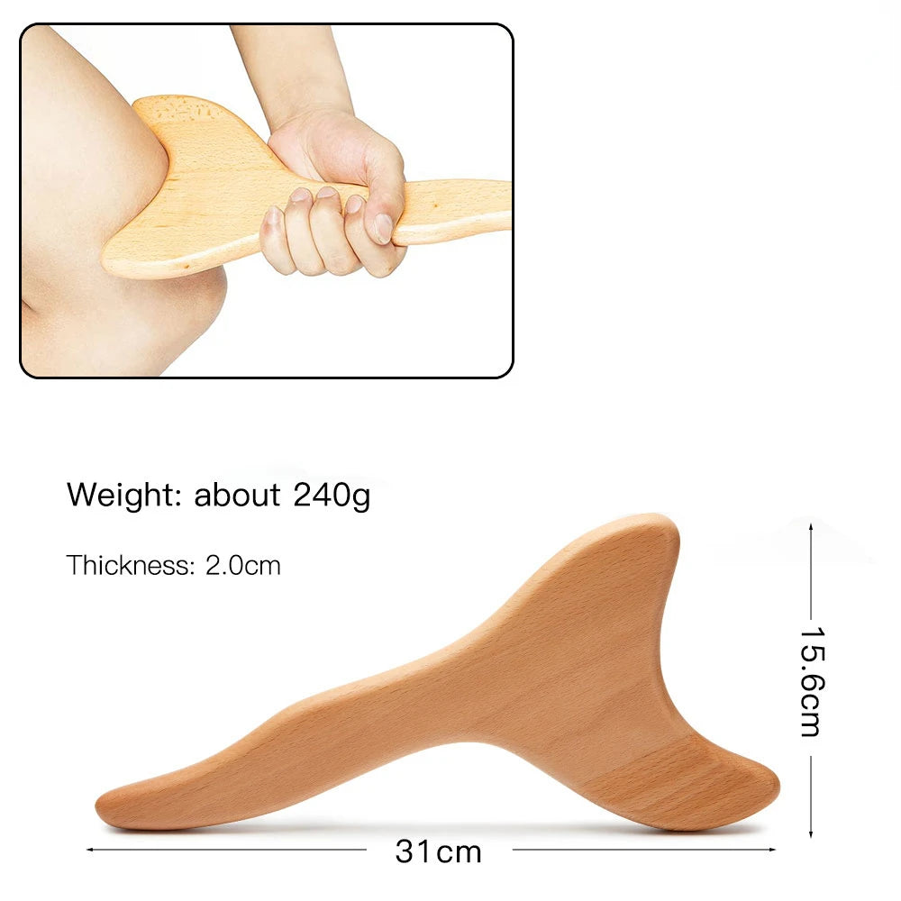 Wood Massage Maderoterapia Massager Roller Anti Cellulite Slimming Gua Sha Massager For Body Back Foot Masajeador