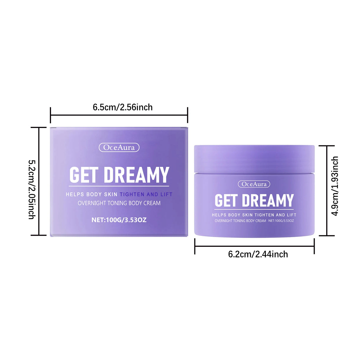 Shaping Cream Improve Sagging Skin Lifting Firming Deep Moisturizing Waist Buttock Thigh Tightening Overnight Toning Body Cream