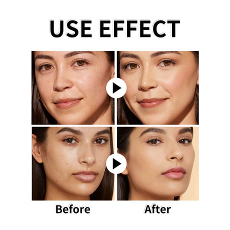Sunscreen liquid foundation 30g, waterproof, sweat proof, goodbye to dry pickup powder, concealer, even skin color
