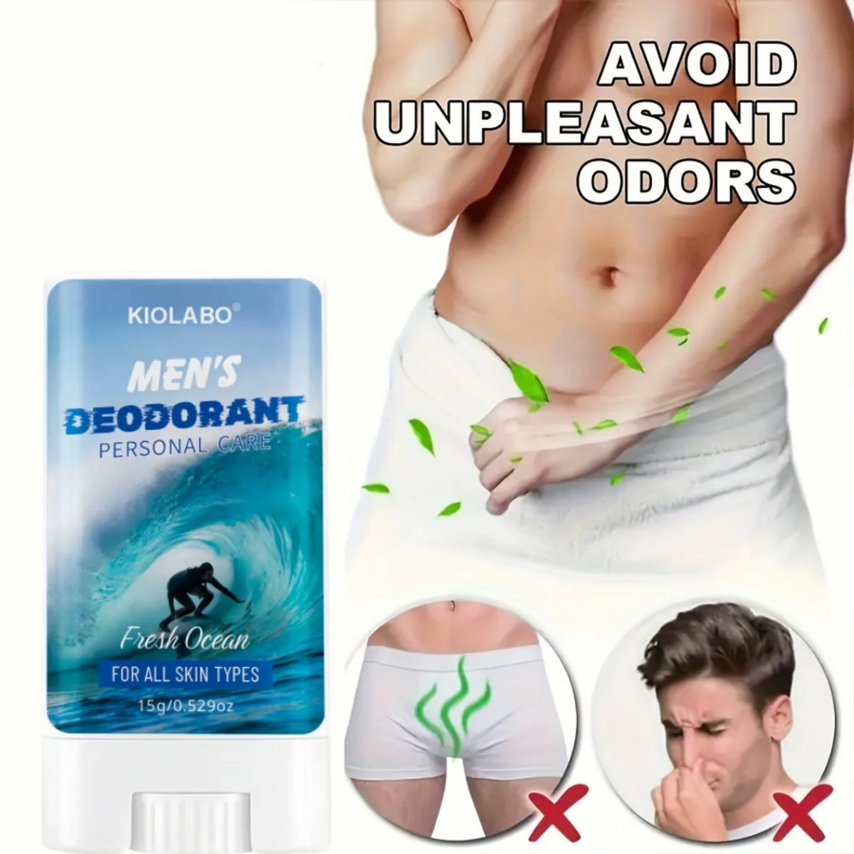 Refreshing Antiperspirant Cream for Hands, Feet, Face & Underarms, Quick-Dry Sweat Control, Lightweight for Daily Use & Hot Weat