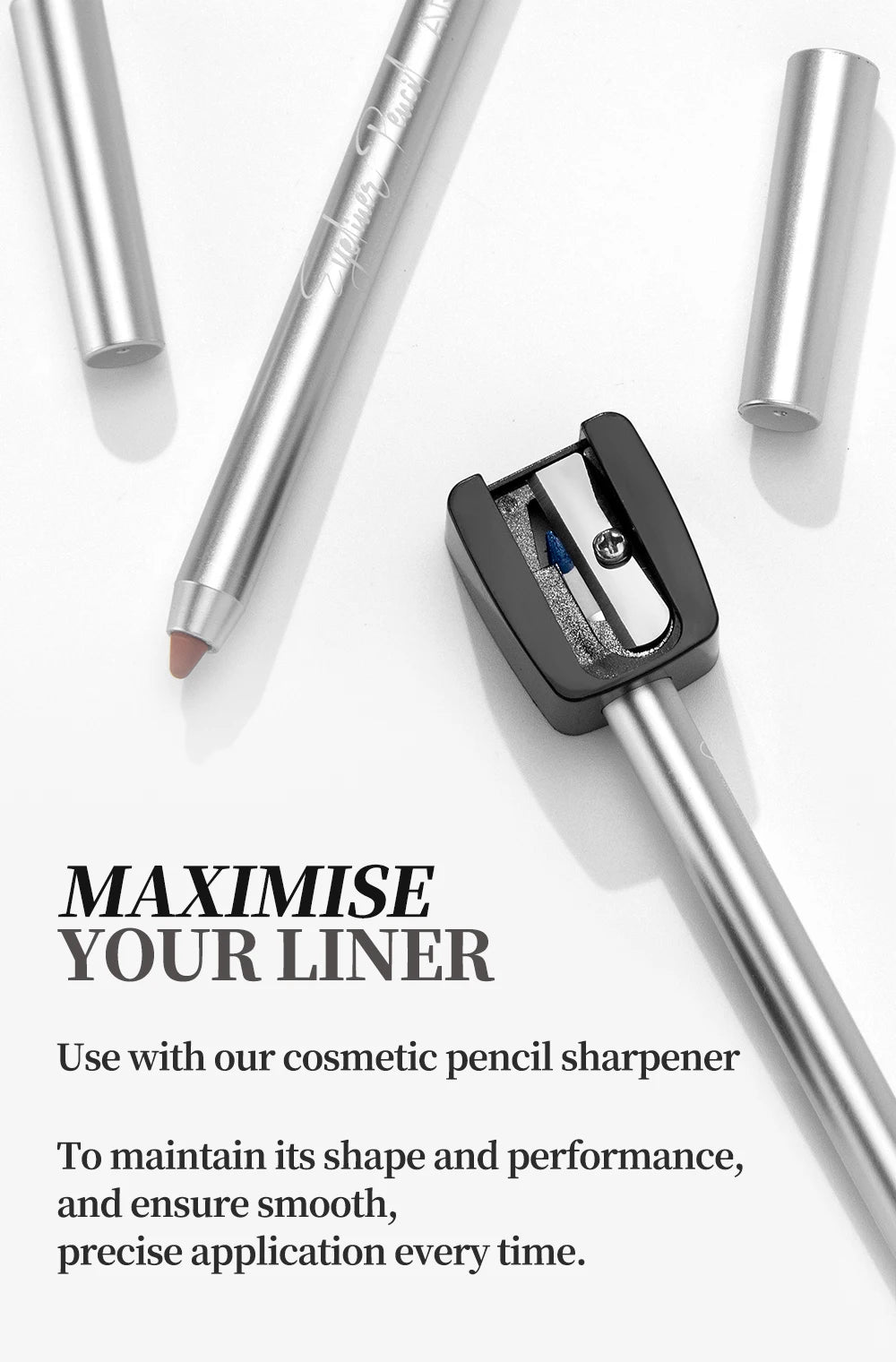 ART VALUE Creamy Texture Matte Eyeliner Pencil Easy Coloring Sweat Proof Eyeshadow Pencil Long Lasting Shimmer Eyeliner Makeup