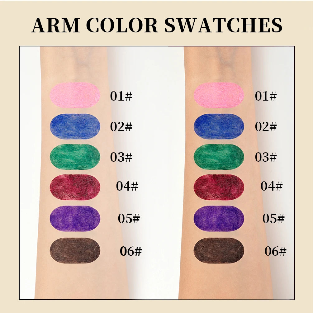 QIBEST 4D Silk Fiber Eyelash Mascara Waterproof Colorful Mascara For Eyelash Extension Thick Lift Lengthening Lasting Makeup