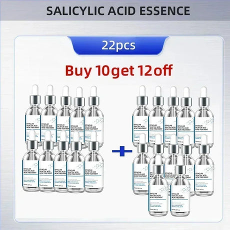 Face Serum Fruit Acid Acne Treatment Oil Control Remove Blackheads Shrink Pores Skin Texture Improve Care