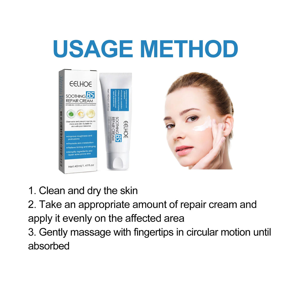 1/3/5PCS B5 Moisturizing Cream Hydrating Solves Dry Chapped Red Skin Nourishing Improve Sunscreen Korean Beauty Face Skin Care