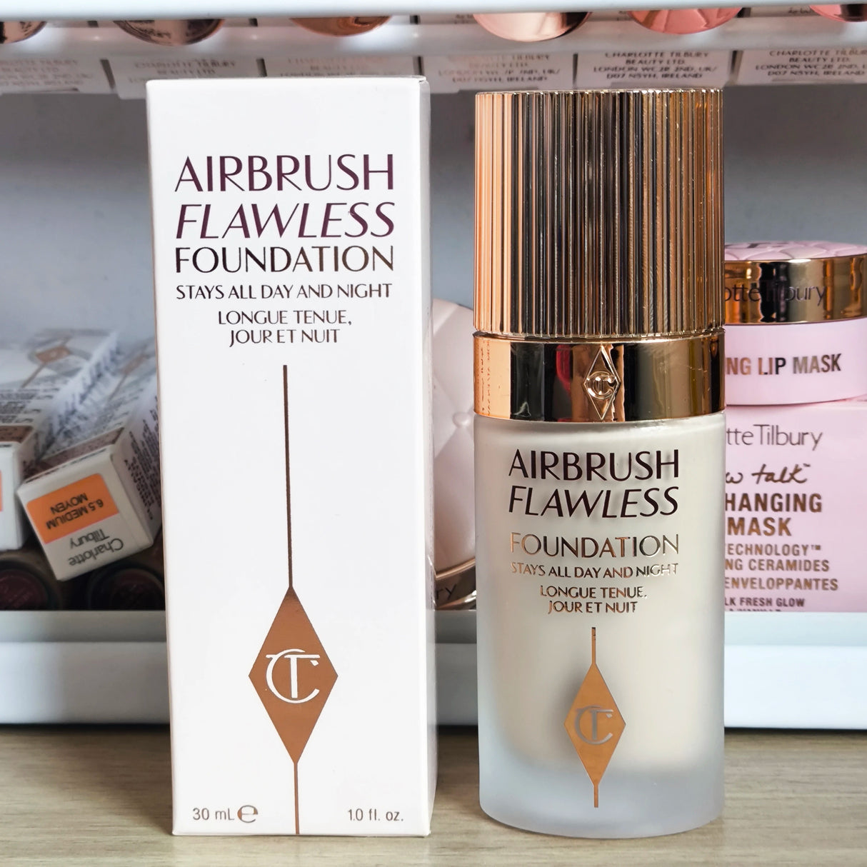 CT Makeup Setting Spray Long-lasting Moisturizing Oil Control Makeup Liquid Foundation Waterproof Sweat-proof Beauty Cosmetics