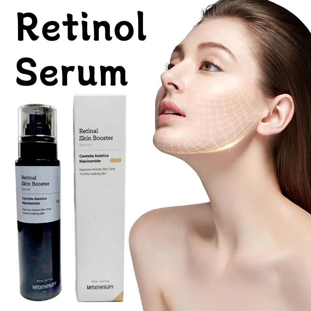 Retinol Serum 150ml Anti Aging Face Serum For Fine Lines Wrinkles Dullness Skin Brightening Firming Treatment Korean Skin Care