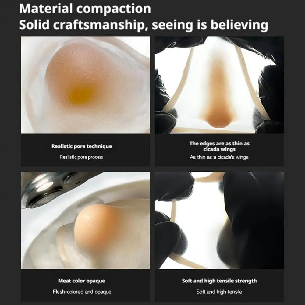 Reusable Silicone Gel Fake Nose & Chin Makeup Kit Natural Effect Cosplay Makeup Special Effects Kit Professional Makeup Kit