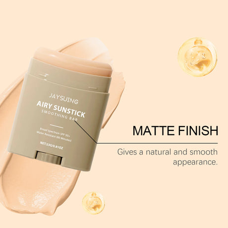 Face Cream Stick Moisturizing Facial Body Sunscreen Matte Sun Stick SPF 50+ UV Protective Cream Refreshing Hydrating Waterproof