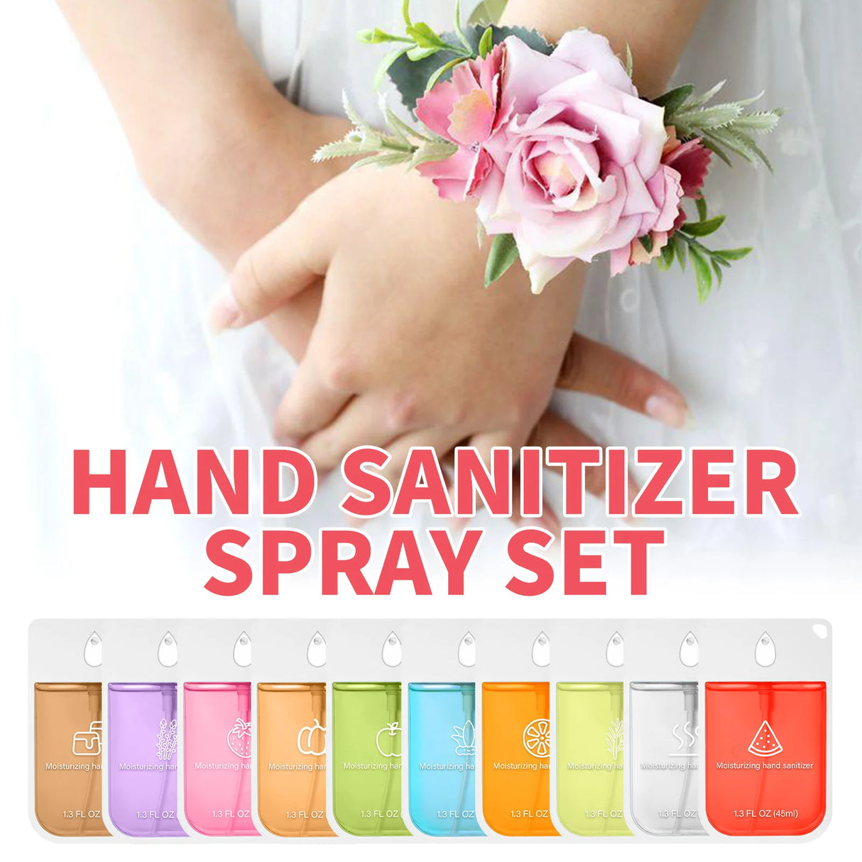 Powerful Spray Portable Safe Reliable Cleaning Hands Moisturizing Hand Washing Spray Nourishing Sanitizer Spray 45/38ml