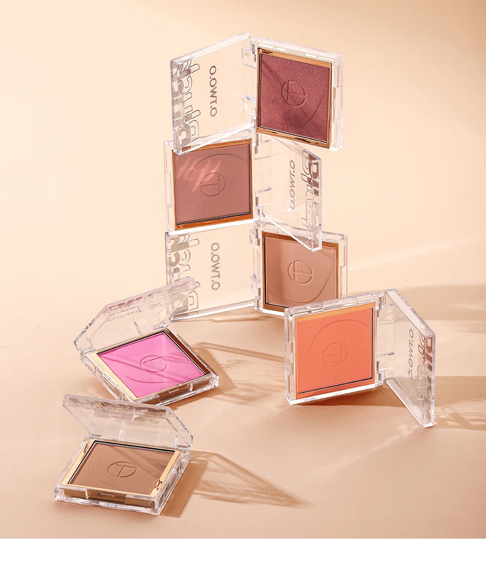Soft Mineral Blush Palette 6 Colors Matte Long Lasting Powder Natural Cheek Contour Shadow Rouge Makeup Beauty