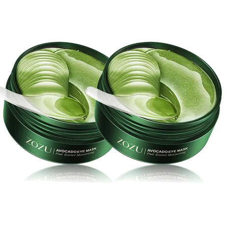 60/120 Pieces Eye Mask Avocado Gold Moisturize Firming Improve Eye Bags Eye Patches Anti Wrinkle Eye Patches for Dark Circles