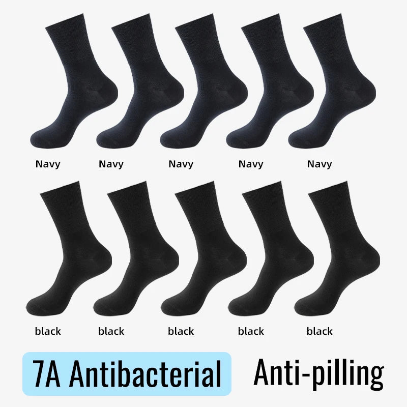 MiiOW Big Size Sock Men Pure Cotton Sock Anti Odor Fat Feet Elastic Widened Loose Sock Compression Sock Elderly Non-Binding Sock