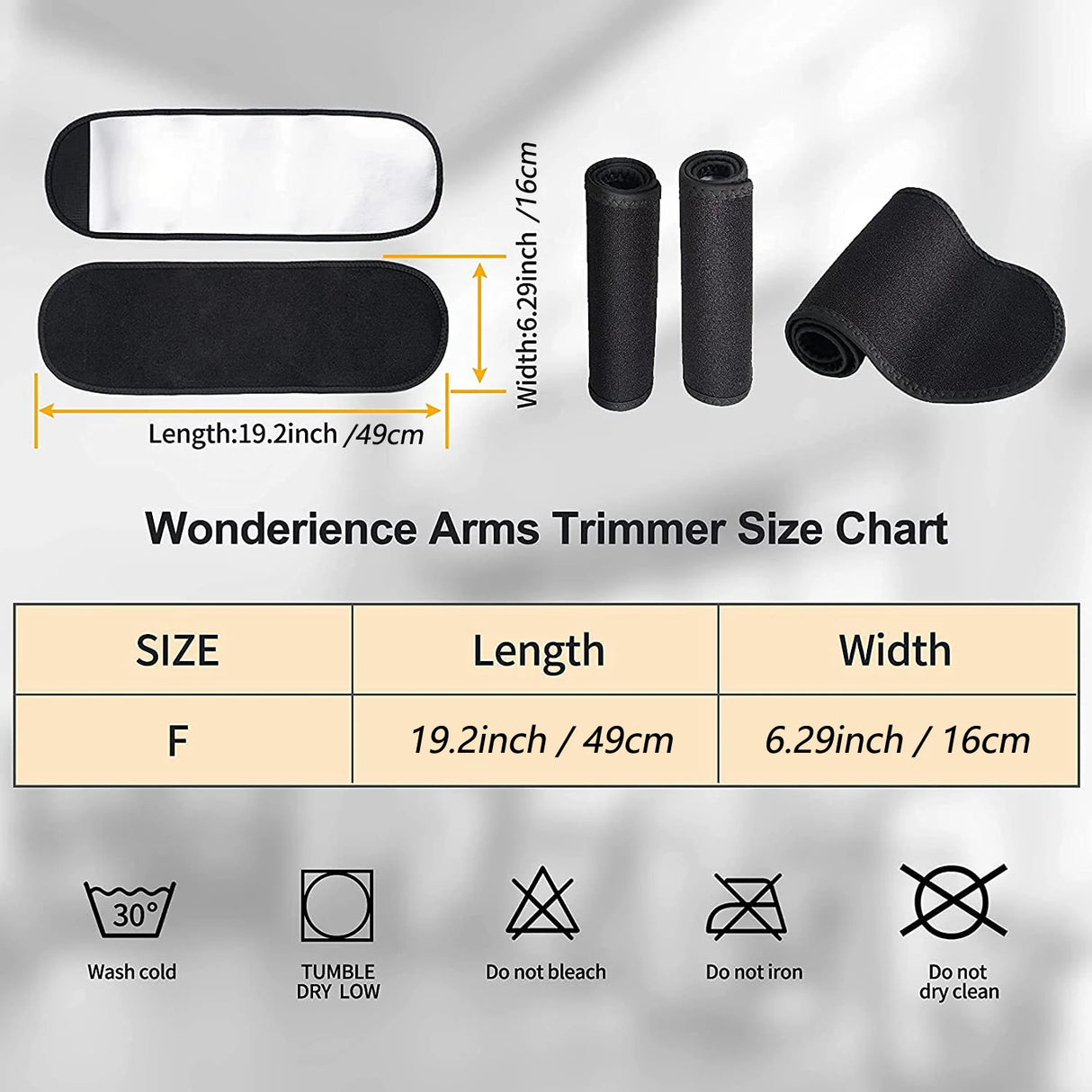 Arm Trimmers for Women Sauna Sweat Arm Shaper Bands 1pc