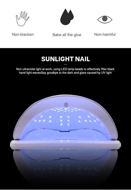 SUN X5 LED MAX Manicure Lamp 45 LEDs UV LED Nail Lamp For Nails Curing Nail Polish LED Nail Lamp Gel Dryer Lamps Nail Tools