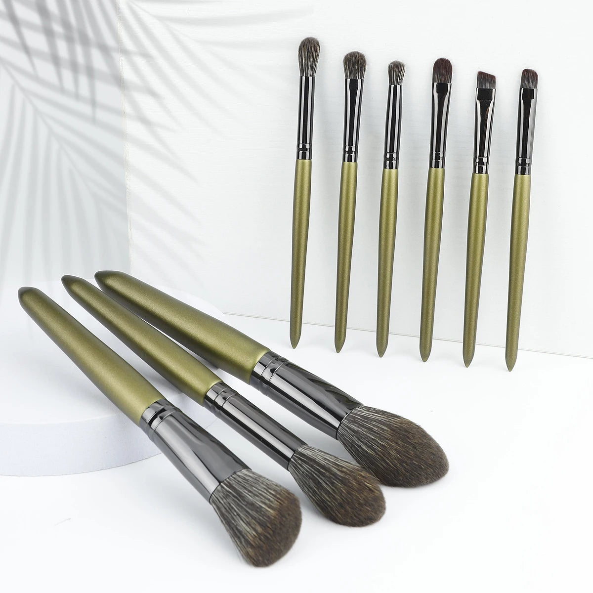 RANCAI 9PCS Makeup Brushes Set Eye Shadow Foundation Powder Contour Makeup Brush Cosmetic Beauty Tool Kit Free Shipping