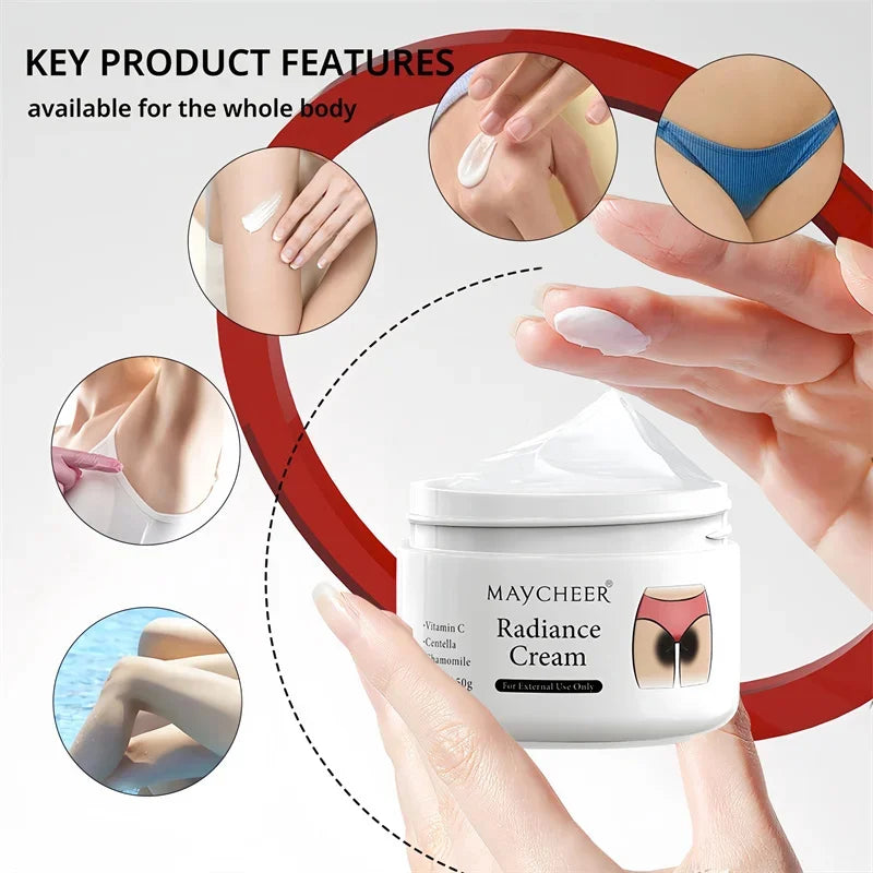 Whitening Cream Private Parts Underarm Bleaching Serum Whiten Butt Knee Brighten Inner Thigh Intimate Parts Dark Remove Melanin