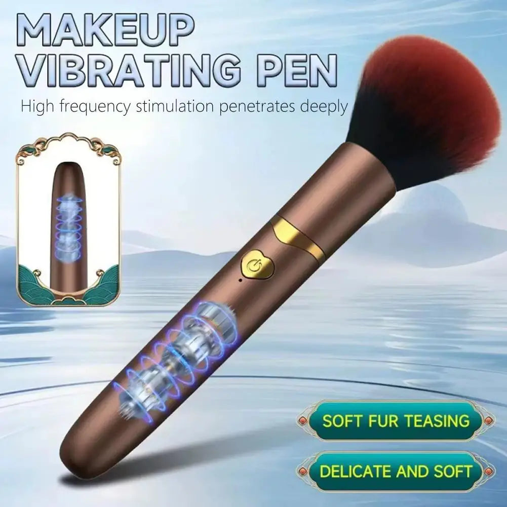 2 In 1 Electric Multi-Function Makeup Brush Foundation Make-Up Massage Vibration Powder Blusher Makeup Tools Makeup Brush