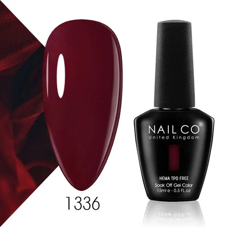 NAILCO 15ml HEMA FREE TPO FREE Top Base Coat Nail Gel Polish Supplies Vernis Semi Permanent Nail Art Manicure Gel Ongle UV Nails