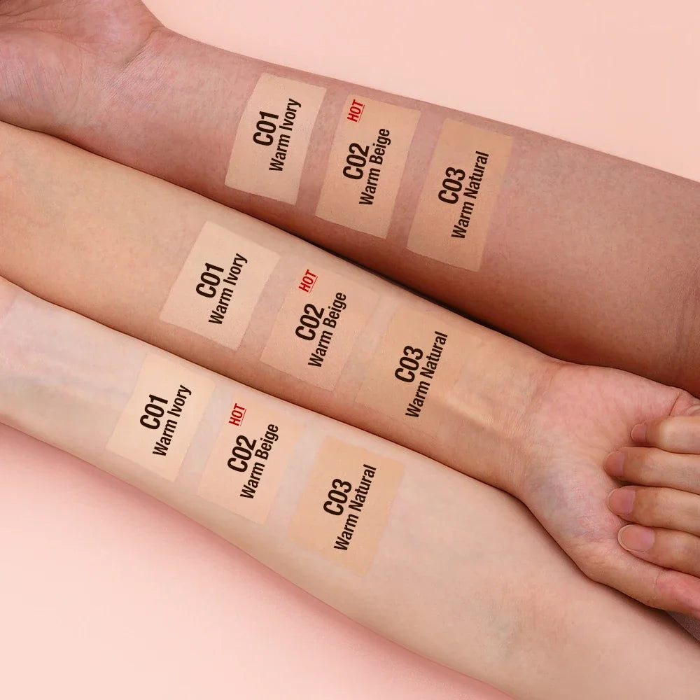 O.TWO.O Liquid Foundation Cream for Face 30ml High Coverage Makeup Base SPF30 Waterproof Concealer Makeup Foundation