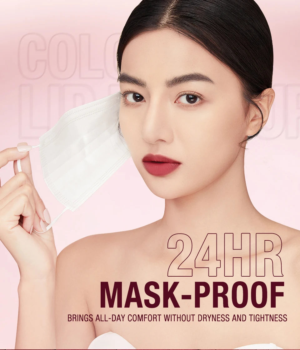 O.TWO.O Matte Lipstick Lip Tint 8 Colors Waterproof Long Lasting Non-stick Cup Sexy Highly Pigmented Velvet Lip Sticks Lip Stain