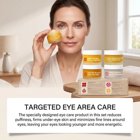Day Night Skincare Set Moisturizing Repair Skin Barrier Brightening Facial Skins Multi Functional Skincare Eye Face Care Combov