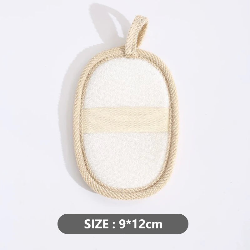 Natural Loofah Sponge Soft Bath Sponges Exfoliating Skin Health Cleaning Tool Bath Shower Brushes Unisex Foam Loofah Bath Brushe