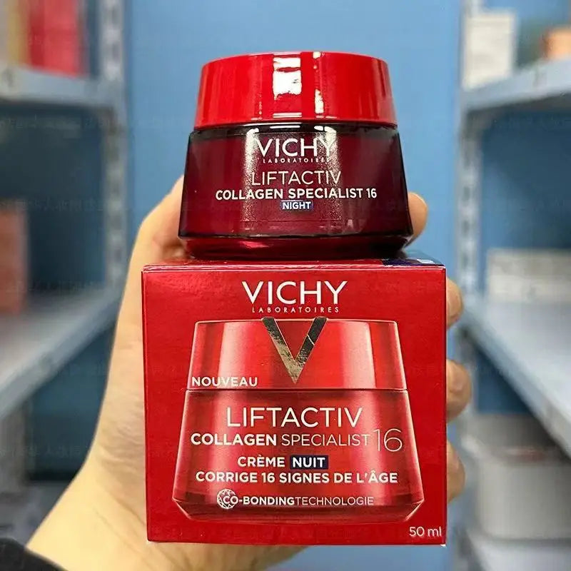New Version of Ready-to-use Collagen Cream with Peptides and Anti-wrinkle Night Cream, 50ml Concentrated Essence, 30ml Lotion