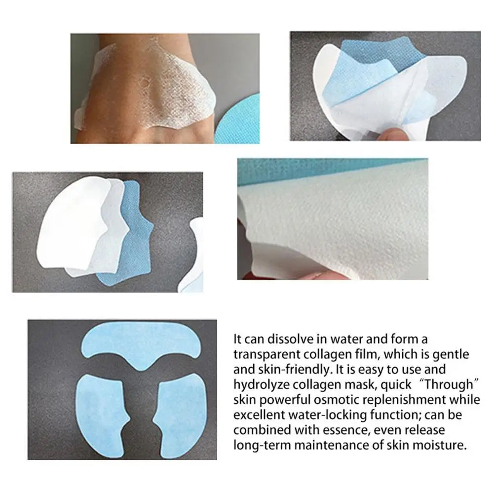 1 Set Collagen Film Water Soluble 2024 Moisturizing Paste Essence Dark Patch Circles Face Collagen Face Skin Care