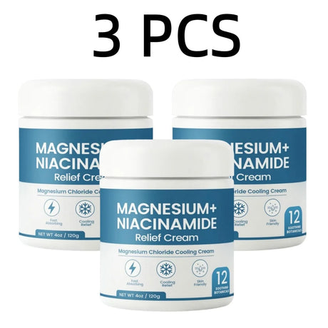 120g Niacinamide Magnesium Chloride Relief Cream Cooling Body Moisturizer Brightening Repair Skin Barrier Dryness Lotion Care