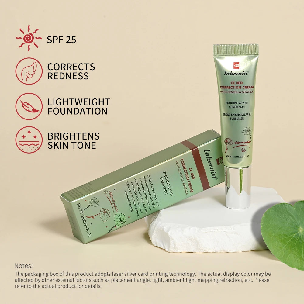 CC Cream Color Changing Liquid Foundation Centella Korean High Coverage Foundation Foundation Cream for Face Base Makeup