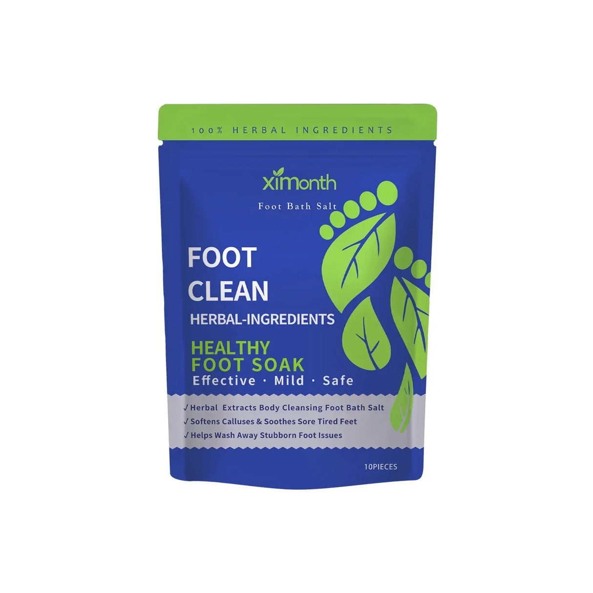 Foot Soaking Salts Pedicure Foot Softening Soak Pedicure Foot Soak Foots 10pcs Organic Foot Softening Capsule Shape Up Care