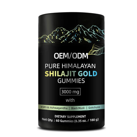 1 bottle of Shilajit gummies Vegetarianism regulates immunity balances nutrition and maintains energy and health