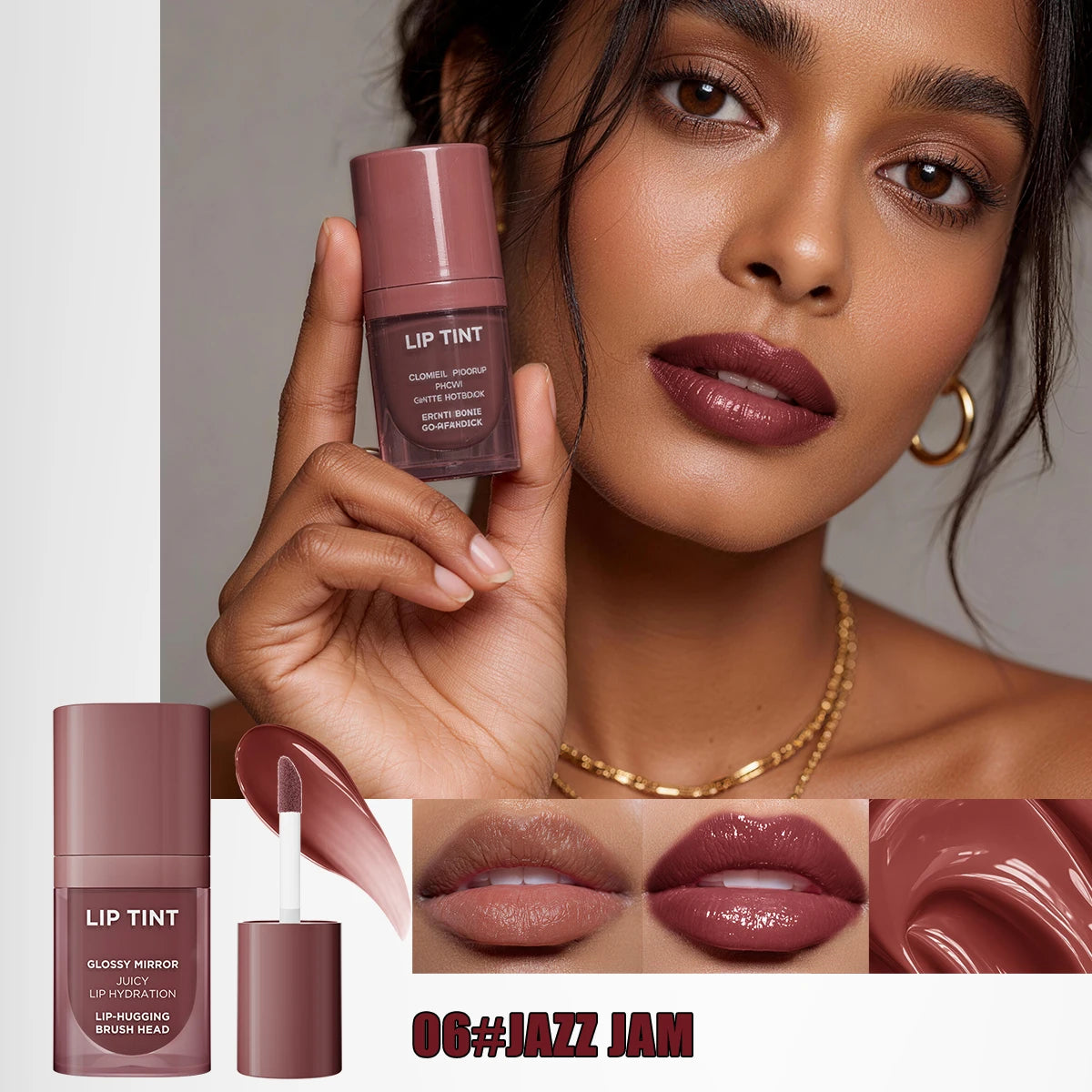 Velvet Lip Gloss Matte Lip Tint Waterproof Non-stick Cup Anti-fade Moisturizing Long Lasting Plump Lip Makeup