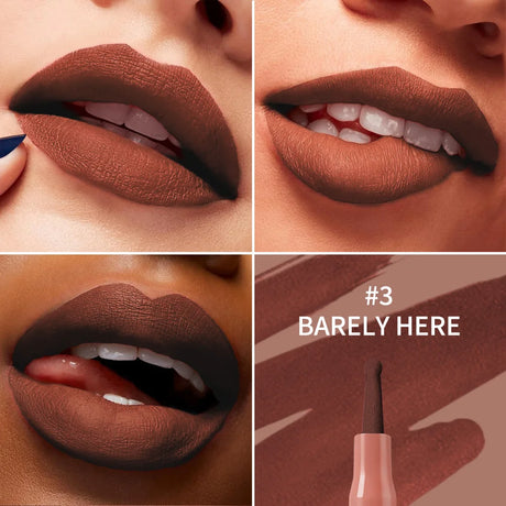 Waterproof Lip Liner Stain Lip Lingerie Long Lasting 8 Colors Transfer Proof Smudge Resistant Color No Bleed Formula Cosmetics
