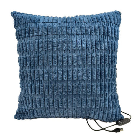 45x45cm USB Electric Cushion Portable Heating Pillow 5-Block Temperature Control Menstrual Cramps Period Pain Relief Heated Pad