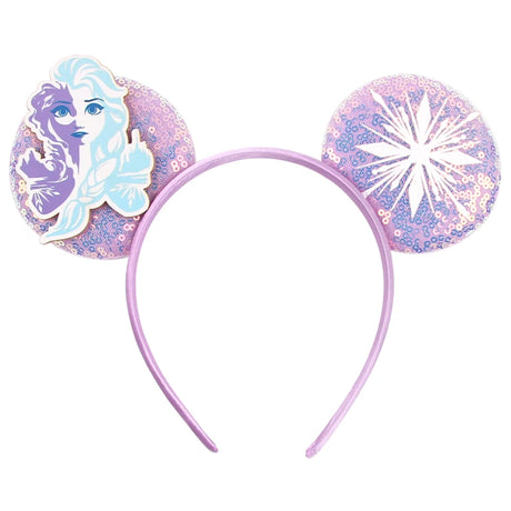 Newest Festival Party Cosplay Mouse Ears Headband 3.3" Ears Glitter Hairband Without Bow For Boys DIY Cartoon Hair Accessories