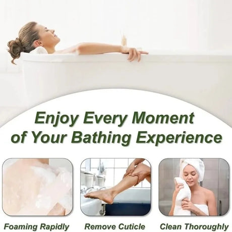 Loofah Sponge for Bathing, Long Strip for Back Scrubbing