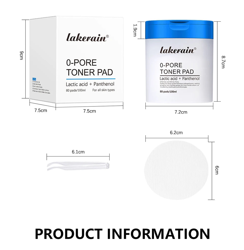 Zero Pore Toner Pads Control Oil Reduce Sebum Exfoliate Deep Clean Refines Pores Antioxidant Skincare Treatment skincare korean
